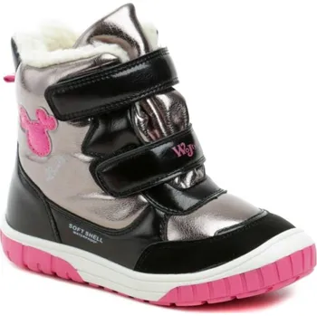 Chlapecká zimní obuv Wojtylko 1Z24099 šedo černé dětské zimní boty EU 25 + DÁREK