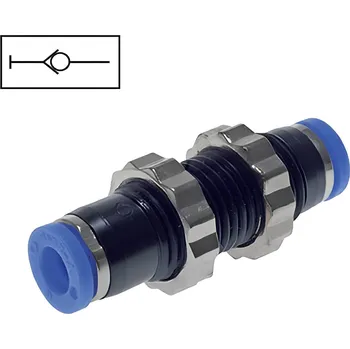 Fitinka Pneumatics & Hydraulics Samouzavíratelná přepážková spojka 8 mm