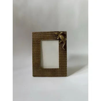 Rám na obraz KROKODÝL - ZLATÝ RÁMEČEK NA FOTO I OBRAZ