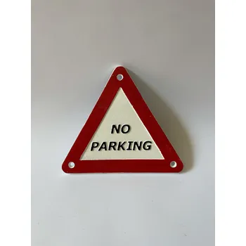 LITINOVÁ CEDULKA - NO PARKING