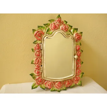 Poštovní schránka SCHRÁNKA NA KLÍČE - RŮŽE - LITINA - DŘEVO