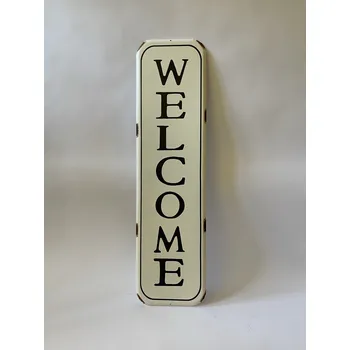 Plechová cedule WELCOME - VELKÁ PLECHOVÁ CEDULE
