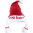 Karnevalový doplněk Rappa Vánoční čepice s copy Veselé Vánoce