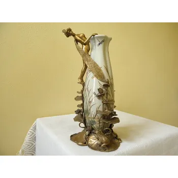 Váza SECESE LUXUSNÍ PORCELÁNOVÁ VÁZA VÁŽKA