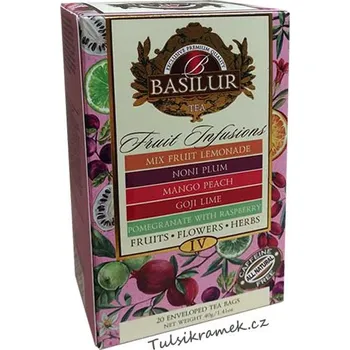 Nápoj BASILUR Fruit Infusions Assorted Vol. IV přebal 20 sáčků