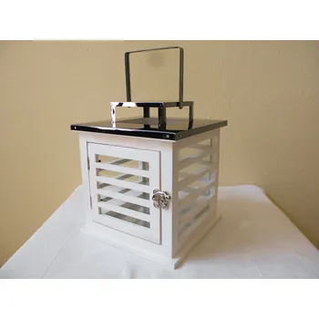 Lucerna LUCERNA - KOV, DŘEVO A SKLO