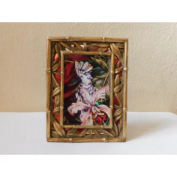 Rám na obraz ZLACENÝ RÁMEČEK - ROSTLINNÝ MOTIV