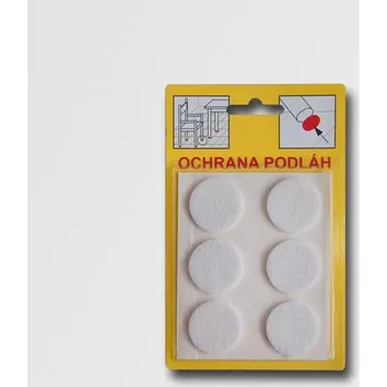 Dveřní kování Ostatní Filcová ochrana 26x3 109 bílá -: -