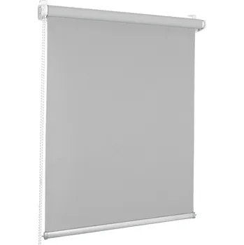 Roleta Roleta MIDI BLACKOUT - Světle šedá Rozměr rolety (Š x V): 35 x 150 cm na okno (standard), Barva mechanismu: Bílá