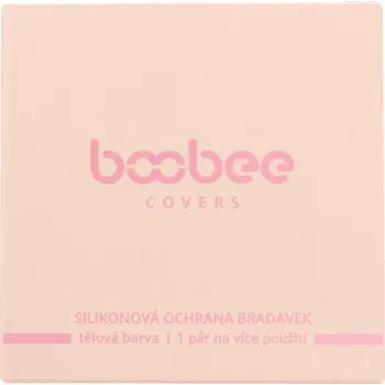 Čistič uší Boobee Covers silikonová ochrana bradavek odstín Skin color 2 ks