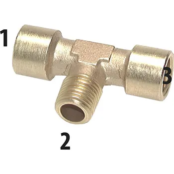 Fitinka Pneumatics & Hydraulics T-kus s vnit. závity a s odbočkou s vněj. závitem G1/4" - R1/4"