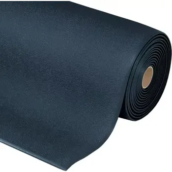 Rohožka Protiúnavová pěnová rohož, mírně profilovaný povrch, černá, 91 cm