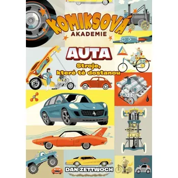 Komiksová akademie Auta: Stroje, které tě dostanou - Dan Zettwoch (2023, pevná)