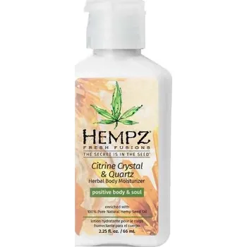 Tělový krém Hydratační tělový krém - krystal citrinu a křemen 65 ml