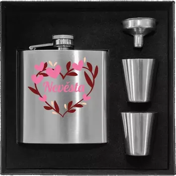 Placatka Placatka v krabičce Nevěsta - se srdíčky