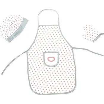 Kuchyňská zástěra Classic World 50511 Sada malý kuchař puntíky