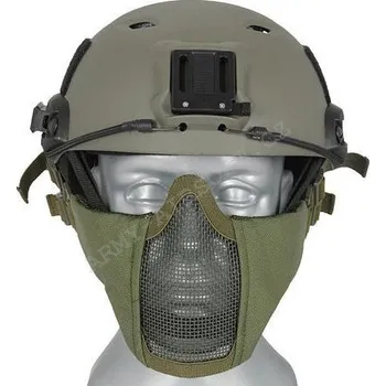 Maska ocelová v.2 s uchycením na helmu OD - ACM Airsoft