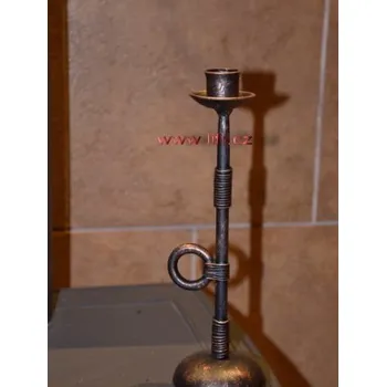 Svícen Kovaný, kovový svícen Panáček 2a