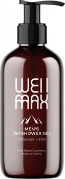 Sprchový gel WellMax Organic Herb pánský sprchový gel 3v1 250 ml