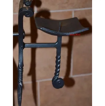 Svícen Kovaný svícen na zeď Velký 2