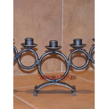 Svícen Kovový kovový svícen Ludmila 2