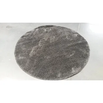 Koberec SINTELON Kulatý koberec SHAGGY DOLCE VITA ŠEDÝ kruh 160 cm
