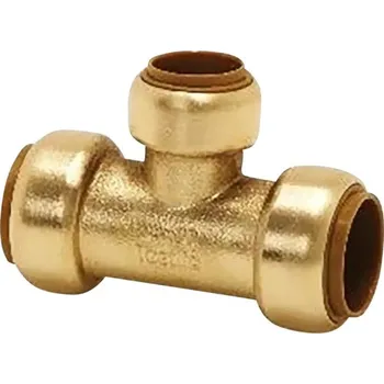 Instalatérský materiál Push-fit T-kus 22x15x22 mm