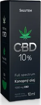 CBD Salutem Pharma CBD konopný olej 10 % 1000 mg 10 ml