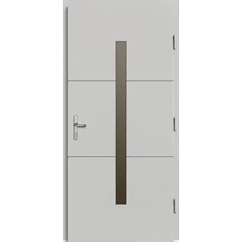 Vchodové dveře Vchodové dveře Tavira dřevěné 100x200 cm P bílé