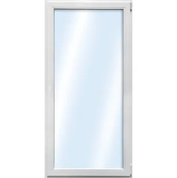 Vchodové dveře Balkónové dveře plastové jednokřídlé RC2 VSG ARON Basic bílé 900 x 2050 mm DIN pravé