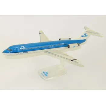 Plastikový model 1:100 Fokker F100 KLM cityhopper "2010s" Colors (Snap-Fit)