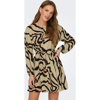 Dámské šaty Jacqueline de Yong JDY dámské šaty Sasha béžové Velikost: S