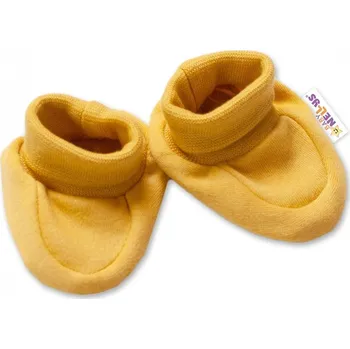 Capáčky Capáčky kojenecké bavlna - DOGS hořčicové - vel.0-4měs.