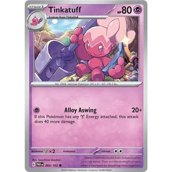 Sběratelská karetní hra Tinkatuff 084/182 - Paradox Rift Typ karty: Reverse Holo