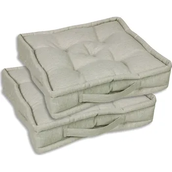 Podsedák GO-DE Textil Sada zahradních podsedáků Uni (polštářek, 2 kusy, béžová)