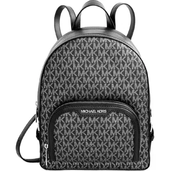 Městský batoh Michael Kors batoh Jaycee medium logo silver černý