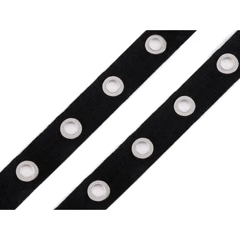 Galanterie Prýmek / průchodky na bavlněné stuze šíře 24 mm