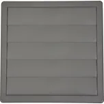 airRoxy PPZ 80-150 plastová přizpůsobitelná protidešťová žaluzie (170x170), šedá