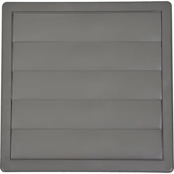 airRoxy PPZ 80-150 plastová přizpůsobitelná protidešťová žaluzie (170x170), šedá