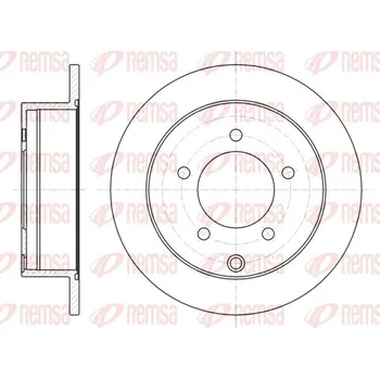 Brzdový kotouč Brzdový kotouč REMSA 61377.00