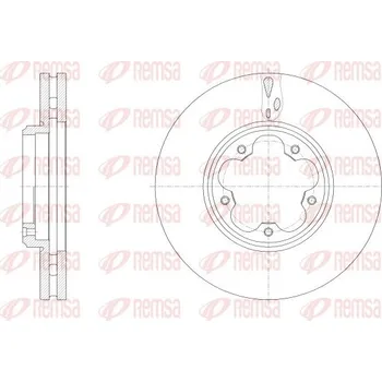 Brzdový kotouč Brzdový kotouč REMSA 62547.10