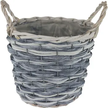 Obal na květináč Obal šedý s plastem P2030/3