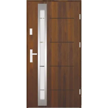 Interiérové dveře Vchodové dveře Marbella 90P Ořech