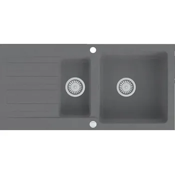 Granitový dřez Dřez Granitový 1,5k 960x480 Šedá