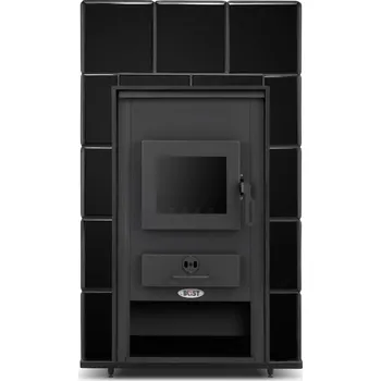 Krbová kamna Kamna kachlový krb MODICA s vodním pláštěm o výkonu 14kW