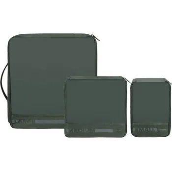 SAMSONITE PACK-SIZED sada 3ks cestovních organizérů boxů do kufru Zelená Forest