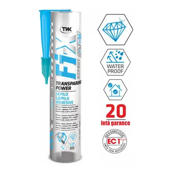 Průmyslové lepidlo Fi-X expert Transparent Power lepidlo (kartuše 290 ml / transp. / 1ks)