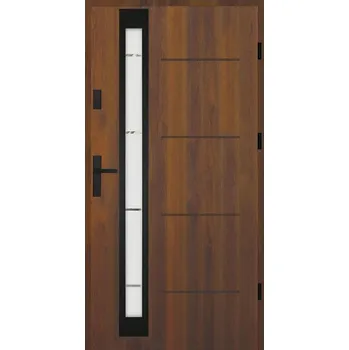 Interiérové dveře Vchodové dveře Minorka 90P Ořech