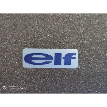Příslušenství k autodráze ELF - stříbrná samolepka