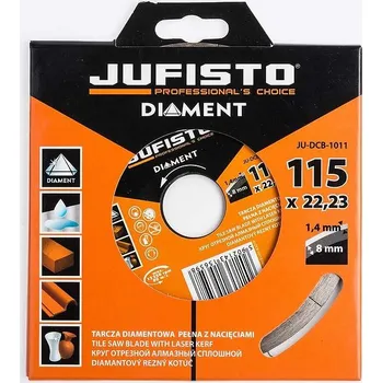 Řezný kotouč Diamantový kotouč, , 115 x 1,4 x 22,23 mm, Jufisto